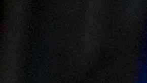 A display case of Oscars from the Academy Awards