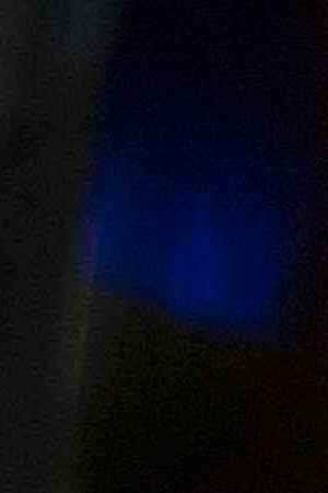 A display case of Oscars from the Academy Awards