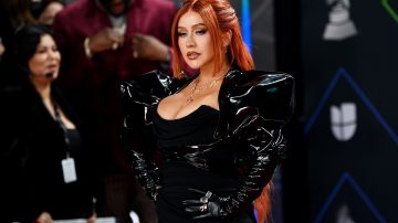 LAS VEGAS, NEVADA - NOVEMBER 18: Christina Aguilera attends The 22nd Annual Latin GRAMMY Awards at MGM Grand Garden Arena on November 18, 2021 in Las Vegas, Nevada.