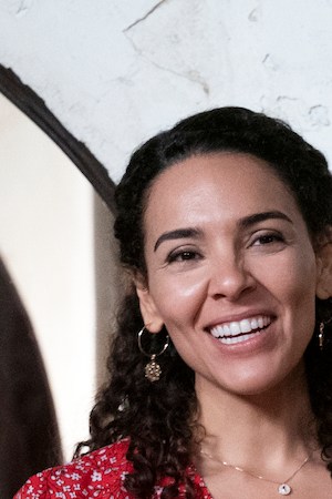 Cobra Kai. (L to R) Rose Bianco as Rosa, Vanessa Rubio as Carmen, Xolo Maridueña as Miguel Diaz in Cobra Kai. Cr. Curtis Bonds Baker/Netflix © 2021