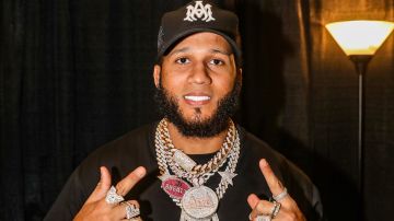 EAST RUTHERFORD, NEW JERSEY - AUGUST 22: El-Alfa poses backstage during Hot 97 Summer Jam 2021 at Met Life Stadium on August 22, 2021 in East Rutherford, New Jersey.