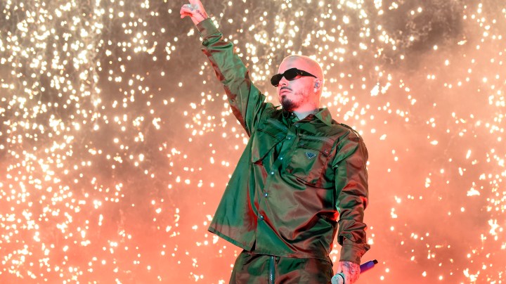 J Balvin performs at 2021 Outside Lands Music And Arts Festival.