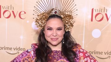 HOLLYWOOD, CALIFORNIA - DECEMBER 09: Gloria Calderon Kellett attends the season premiere of Amazon Prime's "With Love" at NeueHouse Los Angeles on December 09, 2021 in Hollywood, California.
