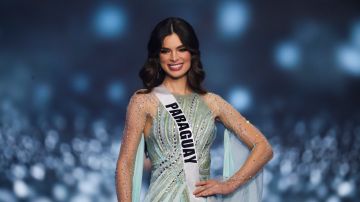 13 December 2021, Israel, Eilat: Miss Paraguay, Nadia Ferreira, competes during the 70th Miss Universe beauty pageant in Israel's southern Red Sea coastal city of Eilat. Photo: Ilia Yefimovich/dpa