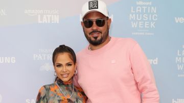 Home_MIAMI, FLORIDA - SEPTEMBER 21: Natti Natasha and Raphy Pina attend Billboard Latin Music Week 2021 on September 21, 2021 in Miami, Florida.
