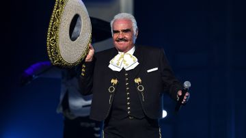 LAS VEGAS, NEVADA - NOVEMBER 14: Vicente Fernández performs onstage during the 20th annual Latin GRAMMY Awards at MGM Grand Garden Arena on November 14, 2019 in Las Vegas, Nevada.
