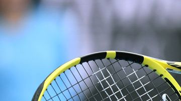 ADELAIDE, AUSTRALIA - JANUARY 06: Leylah Fernandez of Canada hits a forehand in her match against Iga Swiatek of Poland during day five of the 2022 Adelaide International at Memorial Drive on January 06, 2022 in Adelaide, Australia. (Photo by Mark Brake/Getty Images)