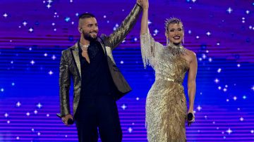 Maluma and JLo in Marry Me