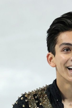 BEIJING, CHINA - FEBRUARY 08: Donovan Carrillo of Team Mexico skates during the Men's Singles Skating Short Program on day four of the Beijing 2022 Winter Olympic Games at Capital Indoor Stadium on February 08, 2022 in Beijing, China. (Photo by Jean Catuffe/Getty Images)