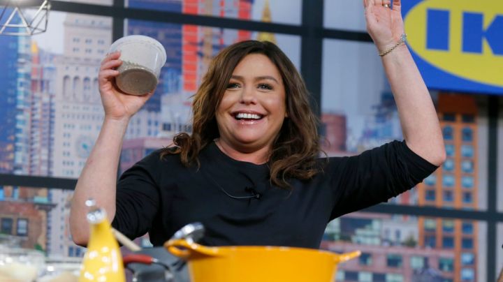 NEW YORK, NEW YORK - OCTOBER 12: Chef Rachael Ray onstage during a culinary demonstration at the Grand Tasting presented by ShopRite featuring Culinary Demonstrations at The IKEA Kitchen presented by Capital One at Pier 94 on October 12, 2019 in New York City. (Photo by John Lamparski/Getty Images for NYCWFF)