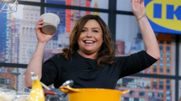 NEW YORK, NEW YORK - OCTOBER 12: Chef Rachael Ray onstage during a culinary demonstration at the Grand Tasting presented by ShopRite featuring Culinary Demonstrations at The IKEA Kitchen presented by Capital One at Pier 94 on October 12, 2019 in New York City. (Photo by John Lamparski/Getty Images for NYCWFF)