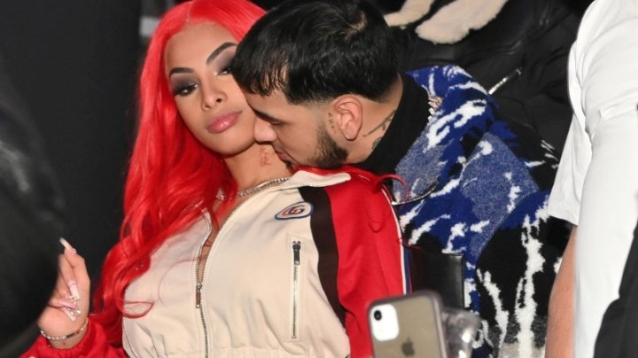 CLEVELAND, OH - FEBRUARY 20: Anuel AA and Yailin la Mas Viral attend All Star WKND Finale at Galleria at Erieview on February 20, 2022 in Cleveland, Ohio.(Photo by Prince Williams/Wireimage)