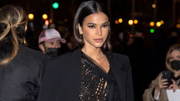PARIS, FRANCE - MARCH 06: Bruna Marquezine attends the Givenchy Womenswear Fall/Winter 2022/2023 show as part of Paris Fashion Week on March 06, 2022 in Paris, France. (Photo by Arnold Jerocki/Getty Images)