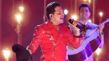 MIAMI, FLORIDA - FEBRUARY 24: Christian Nodal performs during Univision's 34th Edition Of Premio Lo Nuestro a la Música Latina at FTX Arena on February 24, 2022 in Miami, Florida. (Photo by John Parra/Getty Images for Univision)