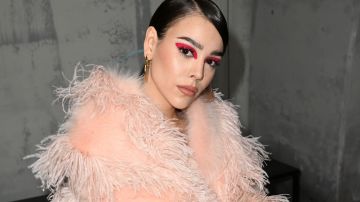 MILAN, ITALY - FEBRUARY 23: Danna Paola attends the Fendi Fashion Show on February 23, 2022 in Milan, Italy. (Photo by Jacopo M. Raule/Getty Images for Fendi)_Premios Juventud