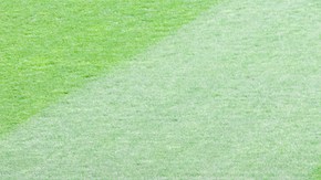Empty football stadium - stock photo