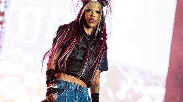 SAN BERNARDINO, CALIFORNIA - DECEMBER 11: Rico Nasty performs during Rolling Loud at NOS Events Center on December 11, 2021 in San Bernardino, California. (Photo by Timothy Norris/WireImage)