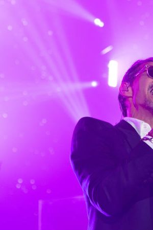 MEXICO CITY, MEXICO - MARCH 11: Marc Anthony performs during a show as part of the Pa'lla Voy Tour at Palacio de Los Deportes on March 11, 2022 in Mexico City, Mexico. (Photo by Medios y Media/Getty Images)