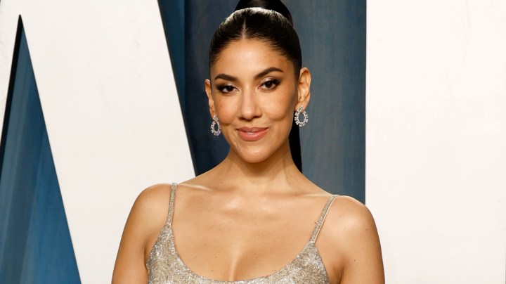 Stephanie Beatriz at 2022 Vanity Fair Oscar Party.