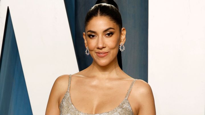Stephanie Beatriz at 2022 Vanity Fair Oscar Party.