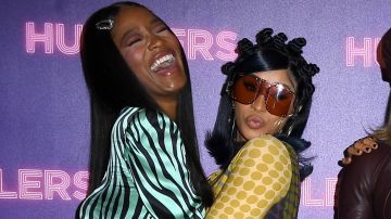 LOS ANGELES, CALIFORNIA - AUGUST 25: Keke Palmer, Cardi B, Jennifer Lopez, Constance Wu, and Lili Reinhart pose at the Photo Call For STX Entertainment's "Hustlers" at Four Seasons Los Angeles at Beverly Hills on August 25, 2019 in Los Angeles, California. (Photo by Steve Granitz/WireImage)