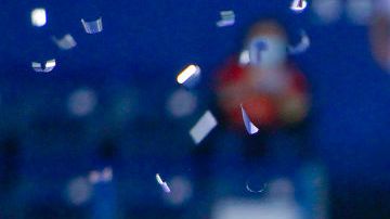 MONTERREY, MEXICO - MARCH 06: Leylah Fernandez of Canada celebrates with the champions trophy after winning the singles final match as part of the GNP Seguros WTA Monterrey Open 2022 Final on March 6, 2022 in Monterrey, Mexico. (Photo by Gonzalo Gonzalez/Jam Media/Getty Images)