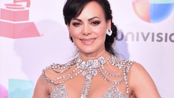 LAS VEGAS, NV - NOVEMBER 16: Maribel Guardia poses in the press room during The 18th Annual Latin Grammy Awards at MGM Grand Garden Arena on November 16, 2017 in Las Vegas, Nevada. (Photo by Mindy Small/FilmMagic)