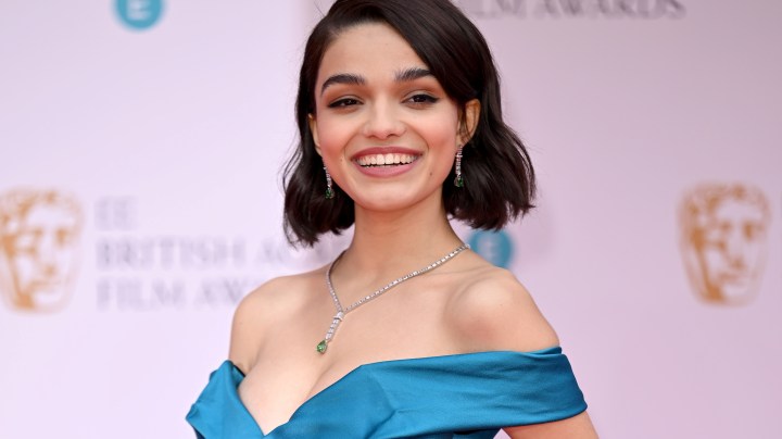 LONDON, ENGLAND - MARCH 13: Rachel Zeglerattends the EE British Academy Film Awards 2022 at Royal Albert Hall on March 13, 2022 in London, England. (Photo by Karwai Tang/WireImage)