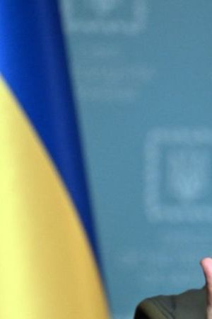 Ukrainian President Volodymyr Zelensky speaks during a press conference in Kyiv on March 3, 2022. - Ukraine President Volodymyr Zelensky called on the West on March 3, 2022, to increase military aid to Ukraine, saying Russia would advance on the rest of Europe otherwise. "If you do not have the power to close the skies, then give me planes!" Zelensky said at a press conference. "If we are no more then, God forbid, Latvia, Lithuania, Estonia will be next," he said, adding: "Believe me." (Photo by Sergei SUPINSKY / AFP) (Photo by SERGEI SUPINSKY/AFP via Getty Images)