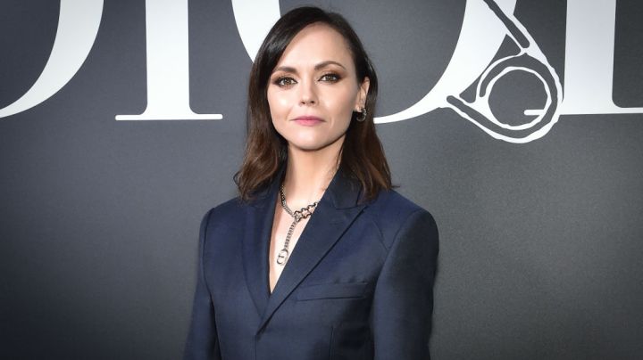 PARIS, FRANCE - JANUARY 17: Christina Ricci attends the Dior Homme Menswear Fall/Winter 2020-2021 show as part of Paris Fashion Week on January 17, 2020 in Paris, France. (Photo by Stephane Cardinale - Corbis/Corbis via Getty Images)