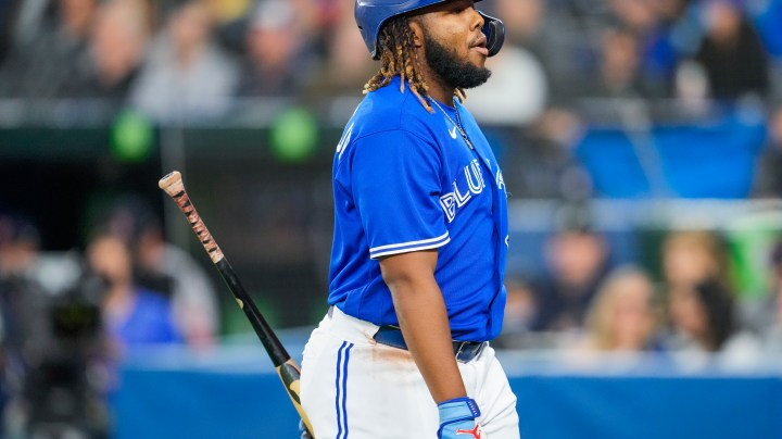 MLB's Vladimir Guerrero Jr. on the field.