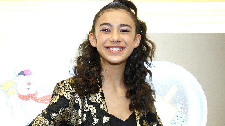 NEW YORK, NEW YORK - DECEMBER 19: Scarlett Estevez attends Disney Channel's "Christmas Again" New York screening at Paley Center for Media on December 19, 2021 in New York City. (Photo by John Lamparski/Getty Images)