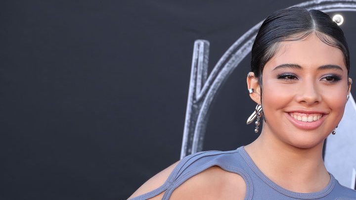 LOS ANGELES, CALIFORNIA - MARCH 22: Xochitl Gomez attends the premiere of Marvel Studios' "Moon Knight" at El Capitan Theatre on March 22, 2022 in Los Angeles, California. (Photo by Leon Bennett/Getty Images)