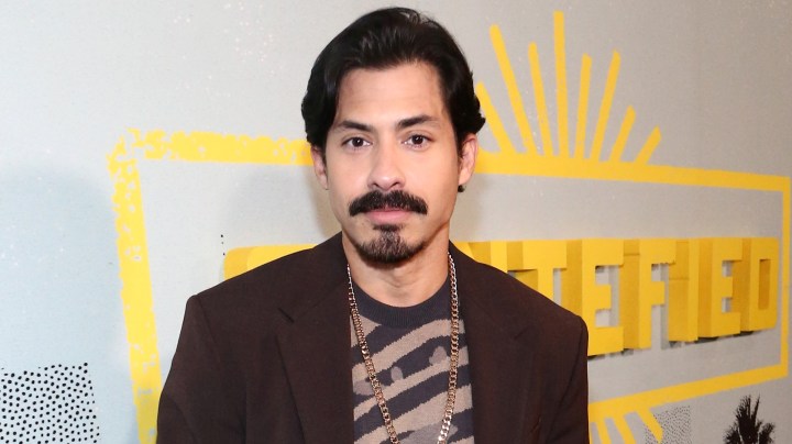 MONTEBELLO, CALIFORNIA - NOVEMBER 03: Carlos Santos attends Gentefied Season 2 Celebrates A Taste Of The BLVD at BLVD MRKT on November 03, 2021 in Montebello, California. (Photo by Tommaso Boddi/Getty Images for Netflix)