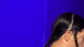 LAS VEGAS, NEVADA - FEBRUARY 25: (L-R) Bassist Robert Trujillo, guitarist Kirk Hammett and drummer Lars Ulrich of Metallica perform at Allegiant Stadium on February 25, 2022 in Las Vegas, Nevada. (Photo by Ethan Miller/Getty Images)