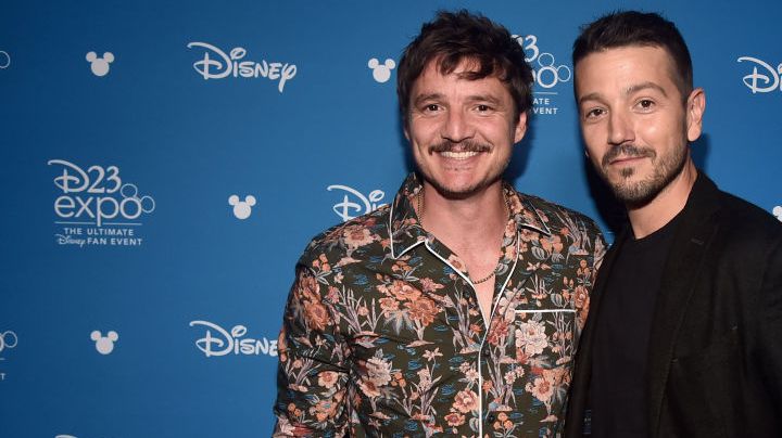 ANAHEIM, CALIFORNIA - AUGUST 23: (L-R) Pedro Pascal of 'The Mandalorian' and Diego Luna of 'What If...?' took part today in the Disney+ Showcase at Disney’s D23 EXPO 2019 in Anaheim, Calif. 'The Mandalorian' and 'What If...?' will stream exclusively on Disney+, which launches November 12. (Photo by Alberto E. Rodriguez/Getty Images for Disney)