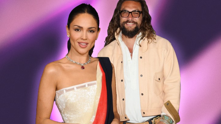 Eiza Gonzalez and Jason Momoa at 'Ambulance' premiere