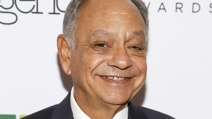 WASHINGTON, DC - DECEMBER 05: Actor Cheech Marin arrives at the Smithsonian Magazine's 2018 American Ingenuity Awards at National Portrait Gallery on December 05, 2018 in Washington, DC. (Photo by Paul Morigi/Getty Images)