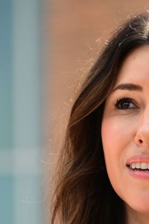 FAIRFAX, VA - JUNE 1: (NY & NJ NEWSPAPERS OUT) Johnny Depp lawyer Camille Vasquez makes a statement outside the Fairfax County Courthouse_on June 1, 2022 in Fairfax, Virginia. The jury in the Johnny Depp vs. Amber Heard case awarded Depp $15 million in damages to his career over an op-ed Heard wrote in the Washington Post in 2018.(Photo by Ron Sachs/Consolidated News Pictures/Getty Images)