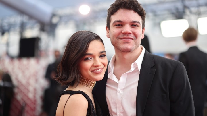 HOLLYWOOD, CALIFORNIA - MARCH 27: (L-R) Rachel Zegler and Josh Andrés Rivera attend the 94th Annual Academy Awards at Hollywood and Highland on March 27, 2022 in Hollywood, California. (Photo by Emma McIntyre/Getty Images)