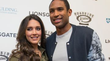CHARLESTOWN, MA - SEPTEMBER 12: Boston Celtics player Al Horford and his wife Amelia Vega at the Boston Premiere of STRONGER at Spaulding Rehab Center on September 12, 2017 in Charlestown, Massachusetts. (Photo by Scott Eisen/Getty Images for Roadside Attractions)