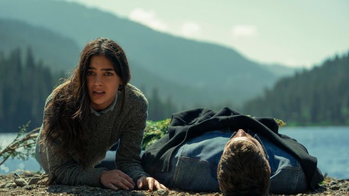 Melissa Barrera in Keep Breathing. RICARDO HUBBS/NETFLIX