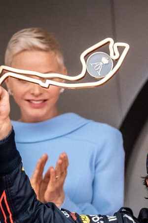 MONTE-CARLO, MONACO - MAY 29: Sergio Perez Mendoza (MEX) Oracle Red Bull Racing RB18 Honda, winner of the race seen during the F1 Grand Prix of Monaco 2022 at the Circuit de Monaco on May 29, 2022 in Monte-Carlo, Monaco. (Photo by Cristiano Barni ATPImages/Getty Images)