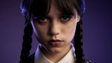 Jenna Ortega as Wednesday Addams in the new Netflix series