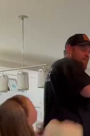 Family slapping each other with tortilla.