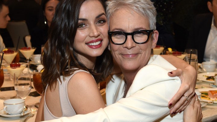 LOS ANGELES, CALIFORNIA - JANUARY 03: Ana de Armas (L) and Jamie Lee Curtis attend the 20th Annual AFI Awards at Four Seasons Hotel Los Angeles at Beverly Hills on January 03, 2020 in Los Angeles, California. (Photo by Michael Kovac/Getty Images for AFI)