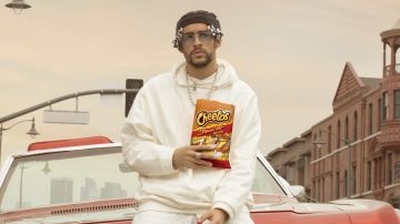 Bad Bunny in Cheetos campaign for Deja tu Huella (Leave Your Mark)