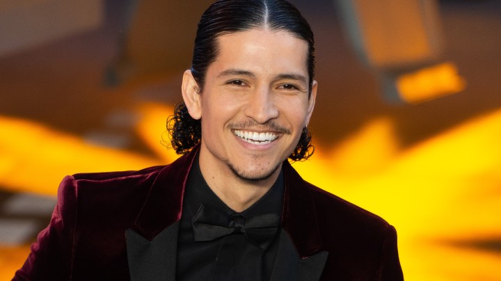 LONDON, ENGLAND - MAY 19: Danny Ramirez attends the Royal Performance of "Top Gun: Maverick" at Leicester Square on May 19, 2022 in London, England. (Photo by Joseph Okpako/WireImage)