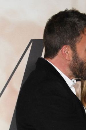 US actress Jennifer Lopez and actor Ben Affleck arrive for a special screening of "Marry Me" at the Directors Guild of America (DGA) in Los Angeles, February 8, 2022. (Photo by VALERIE MACON / AFP) (Photo by VALERIE MACON/AFP via Getty Images)