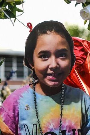 A photo of Alithia Ramirez, 10, who died in the mass shooting, is placed at a makeshift memorial at Robb Elementary School in Uvalde, Texas, on May 30, 2022. - Grieving families were to hold the first funerals Tuesday for Texas shooting victims one week after a school massacre left 19 children and two teachers dead, with President Joe Biden vowing to push for stricter US gun regulation.
Mourners attended wakes in the town of Uvalde on Monday for some of the child victims gunned down by a local 18-year-old man who was then killed by police. (Photo by CHANDAN KHANNA / AFP) (Photo by CHANDAN KHANNA/AFP via Getty Images)